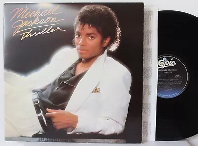 MICHAEL JACKSON “Thriller” LP (Epic QE 38112 Orig ’82) VG+ W/ Inner Sleeve • $19.99