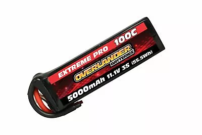 Overlander Extreme Pro 100C 5000mAh 3s 11.1v LiPo Battery • £107.49