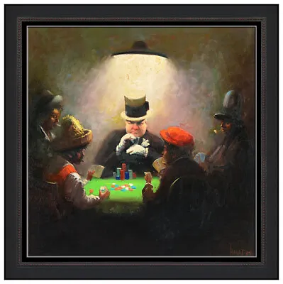 William Harnden Original Oil Painting On Board WC Fields Signed Framed Artwork • $3495