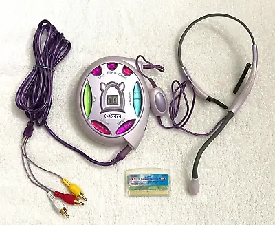 Excellent E-Kara Real Karaoke Singing Game W/Pro Headset AV Cables & Cartridge! • $19