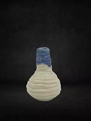 Handmade Ceramic Vase Abstract Textured Mid Century Modern Sculptural Vase Decor • $67.40