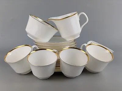 Set Of 5 Tea Set White & Gold Minton Horizon H5252  • £145