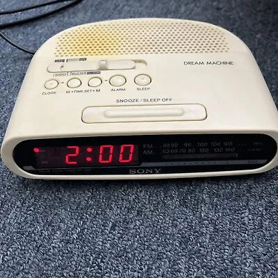 Vintage Sony Dream Machine Alarm Clock Radio ICF-C290 • $24.99