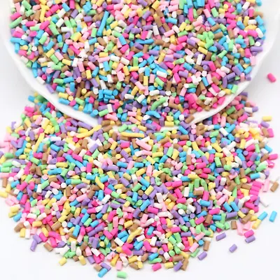 $5.99 • Buy Sprinkles Clay Femo Slices For Resin Casting Craft Epoxy UV Handmade Slime Charm