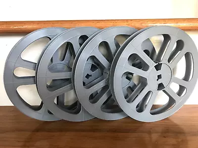 16mm 400 Ft. Grey Plastic Movie Film Reels - 4-Reel Pack BRAND NEW 16mm 400' • $18.99