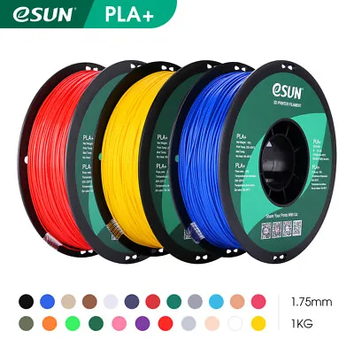 ESUN PLA+ PLA PLUS PLA Pro Filament 1.75mm 1KG Multi-color For FDM 3D Printer • $18.59