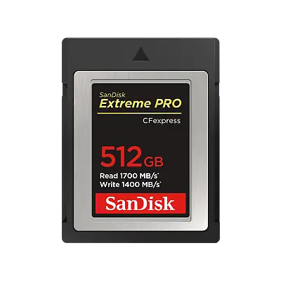 SanDisk 512GB Extreme PRO CFexpress Memory Card Type B - SDCFE-512G-ANCIN • $249.99