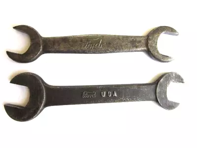 2 Vintage Ford Script Double Open End Wrench Circle B & M - Model A Collectible • $19.97