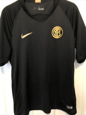 £10 • Buy Inter Milan Football Shirt Top Training Black Medium