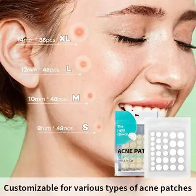 30PCS Acne Patch Spot Pimple Patches Hydrocolloid Pimple Spot Skin Treatment  • £1.31