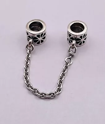 Pandora Daisy Flower Safety Chain ALE 925 #790385 ALE S925 Sterling Silver • £15