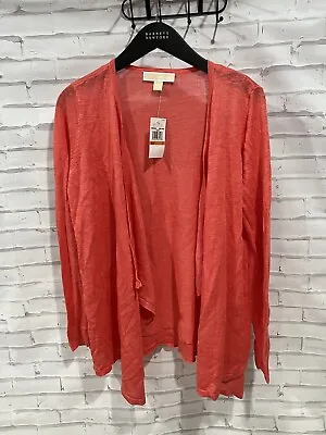 MSRP $89.50 Brand New With Tags Michael Kors Lightweight Coral Peach Sweater  • $24.95
