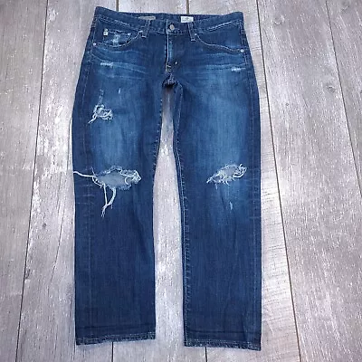 Adriano Goldschmied Jeans Women Size 30 The Ex Boyfriend Slouchy Slim Blue Denim • $29.98