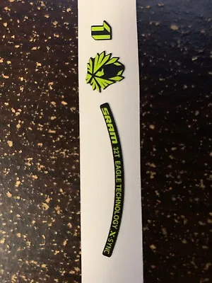 Sram Eagle Chainring 32t X-Sync Sticker / Decal Set Specialized Hyper Green • $5.99