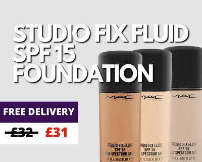 £31 • Buy M·a·c Cosmetics: Studio Fix Fluid  Spf 15 Foundation - 30ml