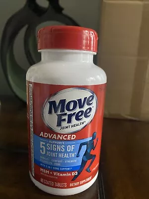 Move Free Advanced Glucosamine Chondroitin MSM Vitamin D3 Hyaluronic Acid 80 Ct • $15.99