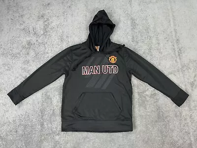 Manchester United Hoodie Medium Black Official Merchandise Soccer Futbol Team • $20
