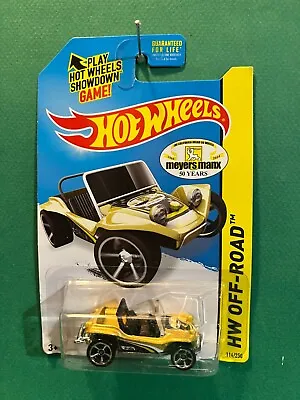 Hot Wheels 2013 Meyers Manx Dune Buggy 1/64 Diecast MOC BX58 • $5.50