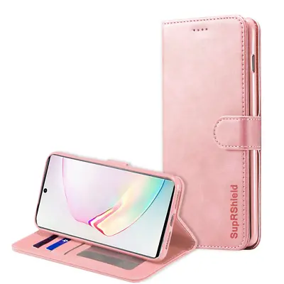 For Samsung Galaxy S24 S23 FE Note 20 Ultra S8 S9 Plus Wallet Leather Case Cover • $8.99