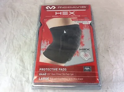 NEW MCDAVID 6440 HEX KNEE PADS Pair Elbow Shin LARGE MGrid Basketball Football • $30