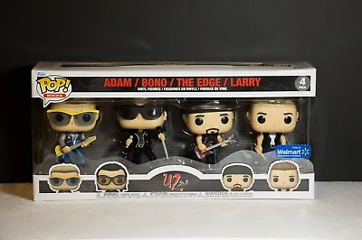 Funko Pop Rocks U2  Zoo TV (Bono The Edge Adam & Larry 4 Pack)  2022 NEW VHTF • $78.88