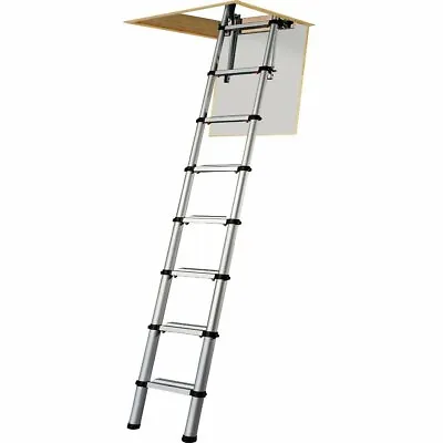 £205 • Buy Loft Hatch, Youngman Aluminium Telescopic Loft Ladder - 2.6m-2.9m