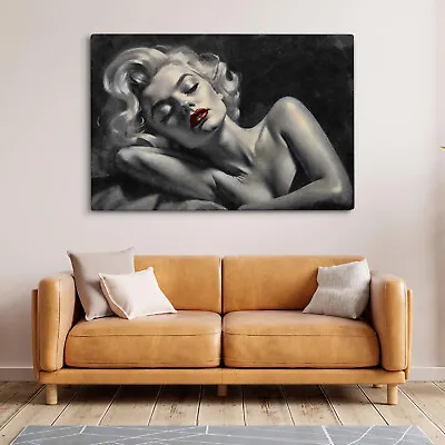 Marilyn Monroe Canvas Print Marilyn Monroe Wall Art Marilyn Monroe Painting • $90