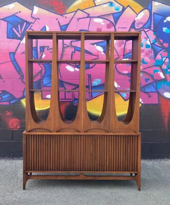 Broyhill Brasilia Mid Century Room Divider Wall Unit Shelving • $8500