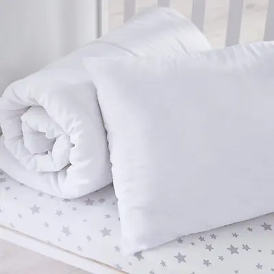 Cot Bed Duvet And Pillow Baby Toddler Corovin Quilt 4.5 Tog 7.5 Tog 9 Tog • £8.99