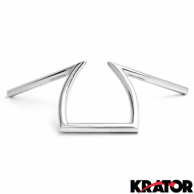 Handlebars 1  Chrome For Yamaha V-Star Vstar 950 1100 1300 Classic Stryker • $46.99