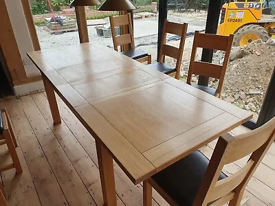 £160 • Buy John Lewis Halo Extendable Ash Table  & 6x Chairs