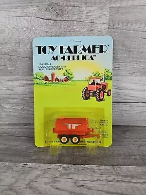 Liquid Manure Spreader  TF  Trailer Wagon TOY FARMER 1:64 On Card Vtg • $15.99