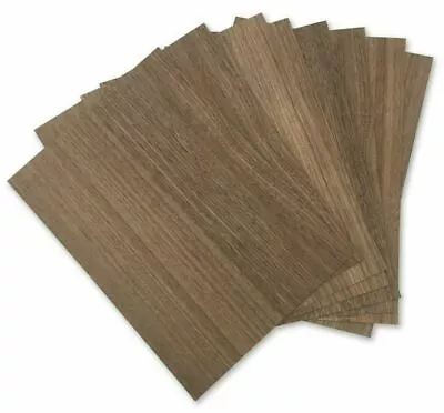 15 Pcs DINA4 Craft Veneer Walnut Model Making Touch-up Crafting 09sqm DIY • £14.39