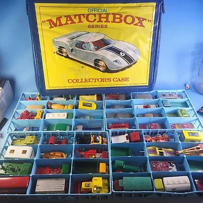 Vintage Diecast Lot Of Matchbox Lesney With Case & Trays • $24.99