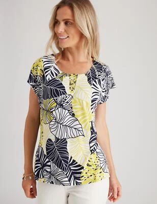 $16.29 • Buy Millers Extended Sleeve Top With Neck Trim Womens Clothing  Tops Tunic