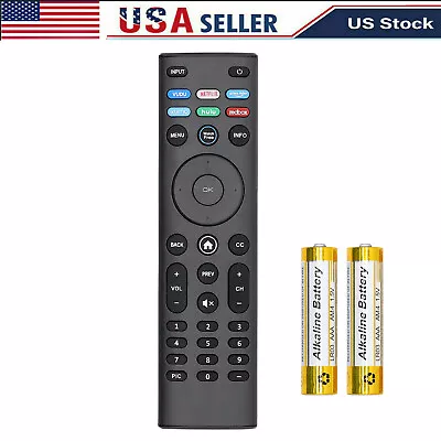 Universal Remote Control XRT140 Fit For Vizio LCD LED Smart TV M65Q8-H1 V705H13 • $4.69