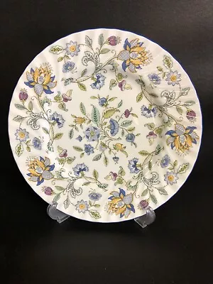 MINTON HADDON HALL Blue 10.3/4” DINNER PLATE BONE CHINA ENGLAND • $25