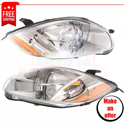 Headlights Set 2 Piecs Halogen For 2006 Mitsubishi Eclipse GS GT Hatchback • $193.19