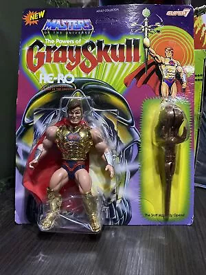 Masters Of The Universe Powers Of Grayskull He-Ro Super 7 Unpunched 5.5  NIP • $59.99