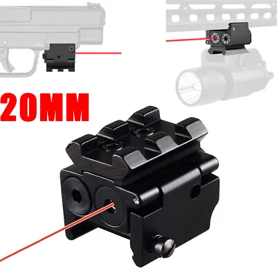 Tactical Red Green Dot Laser Sight Low Profile 20mm Picatinny Rail Handgun Rifle • $10.99