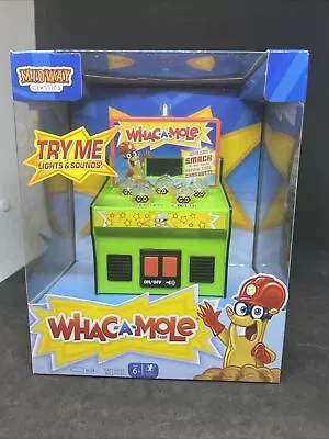 Whac-A-Mole Game Mini Handheld Tabletop Electronic Arcade Game Midway Classics • $18.95