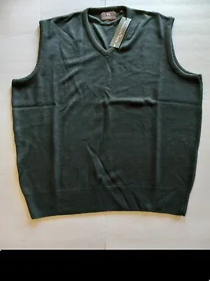 New Pennington & Bailes Classic Mens Gray V-Neck Sweater Vest Large Soft Feel  • $15.59