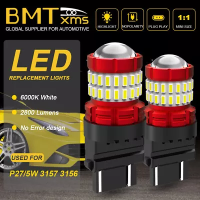 2X 3157 LED Reverse Back Up Lights Bulbs For Ford F-150 F-250 F-350 Super Duty • $11.28