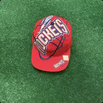 Vintage 90s Houston Rockets NBA Big Logo VTG SnapBack Hat The Game 1994 • $429.99