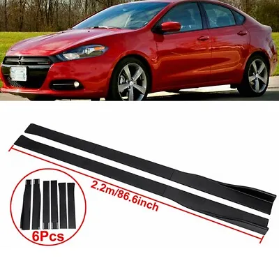 86.6  For Universal Car Side Skirt Extension Rocker Panel Body Kit Lip Splitters • $32.85