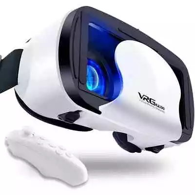 VRG Pro 3D VR Glasses Virtual Reality Full Screen Visual Wide-Angle VR Glasses F • $15.99