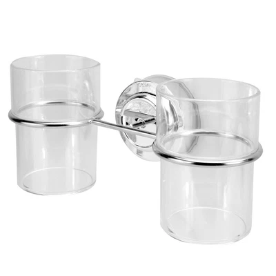 £8.37 • Buy Plastic Wall Mounted Suction Cup Toothbrush Holder Bathroom Cup Holder UKES