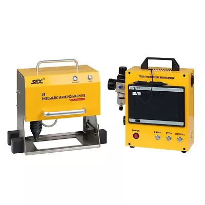 SFX Portable Pneumatic Dot Peen Marking Machine Metal Engraving Area 120*50mm • £959