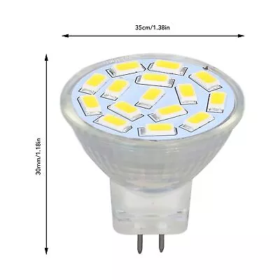 MNS (White Light 6000K)2Pcs Light Bulb LED MR11 12V 3W Ceramic Base • $8.20