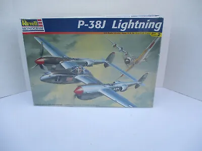 Revell Monogram P-38J Lightning Airplane Model Kit 1:48 Scale 85-5479 Sealed Box • $17.99